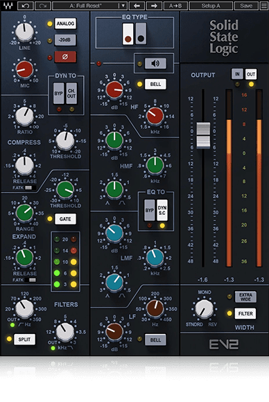Waves SSL EV1 채널스트립 플러그인